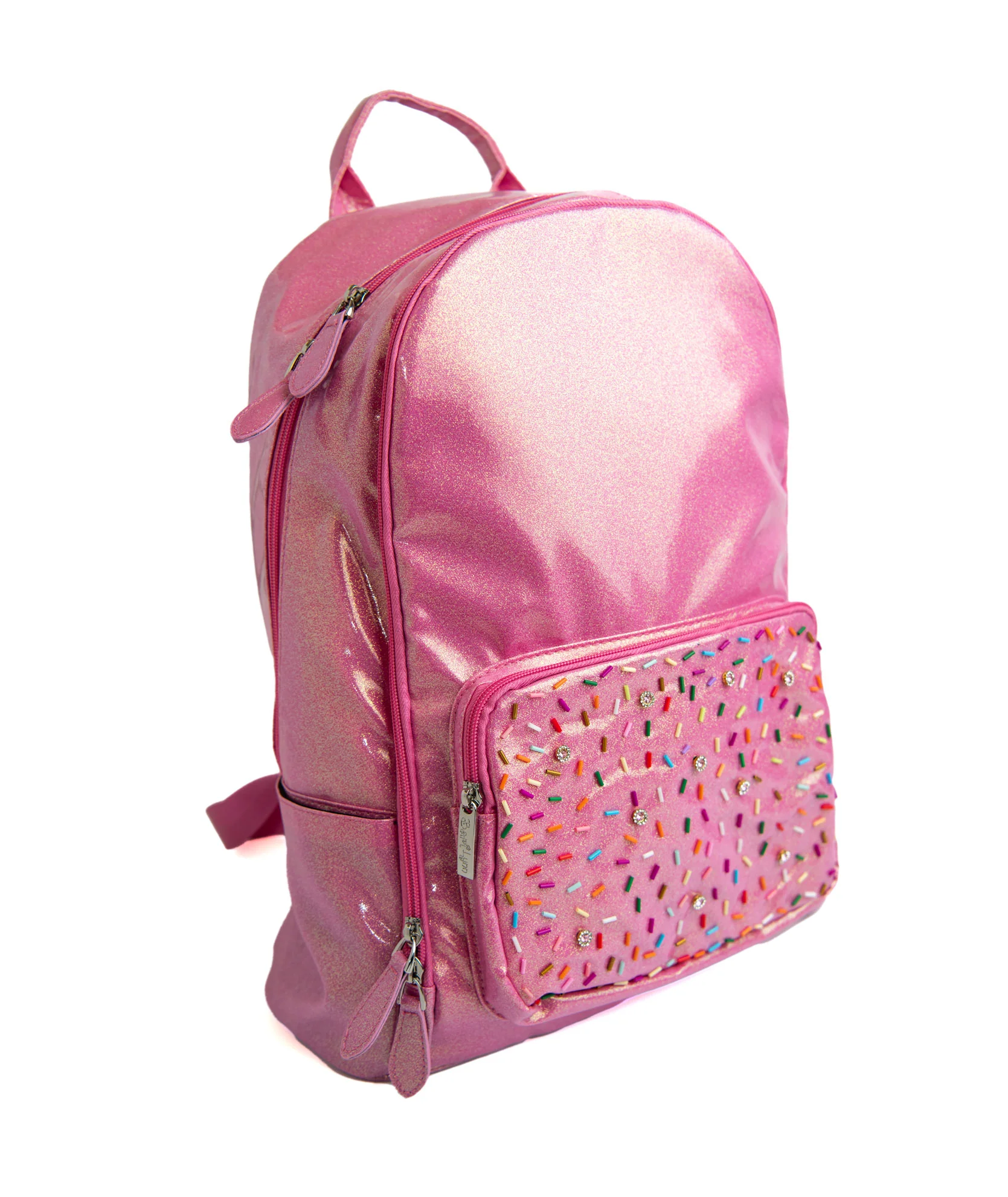 Bari Lynn Backpack Shimmer Galaxy Sprinkles and Jewel Pocket