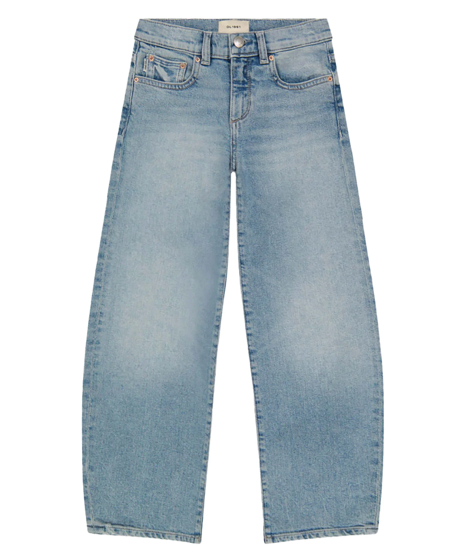 DL1961 Girls Lilia  Island Park Barrel Leg Jeans - Image 6
