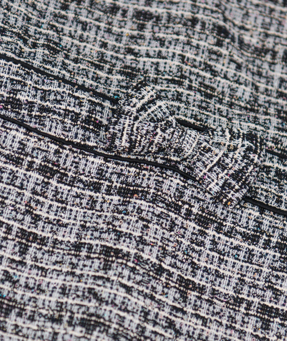 FBZ Girls Ellerie Tweed Bow Dress - Image 5
