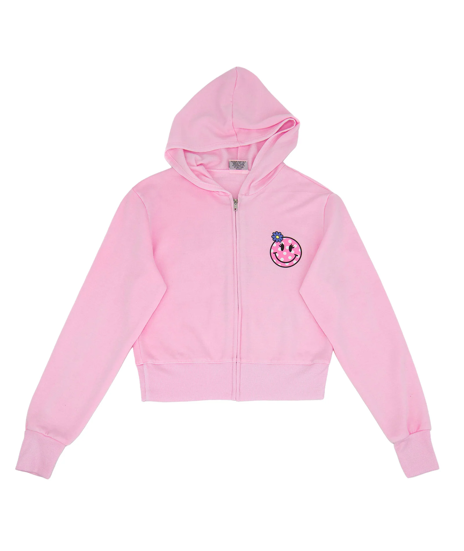 Firehouse Girls Polka Dot Smiley Zip Hoodie