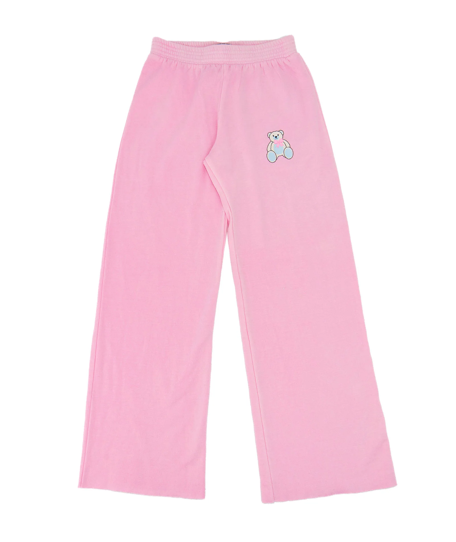 Firehouse Girls Teagan Teddy Wide Leg Sweatpants Ice Pink