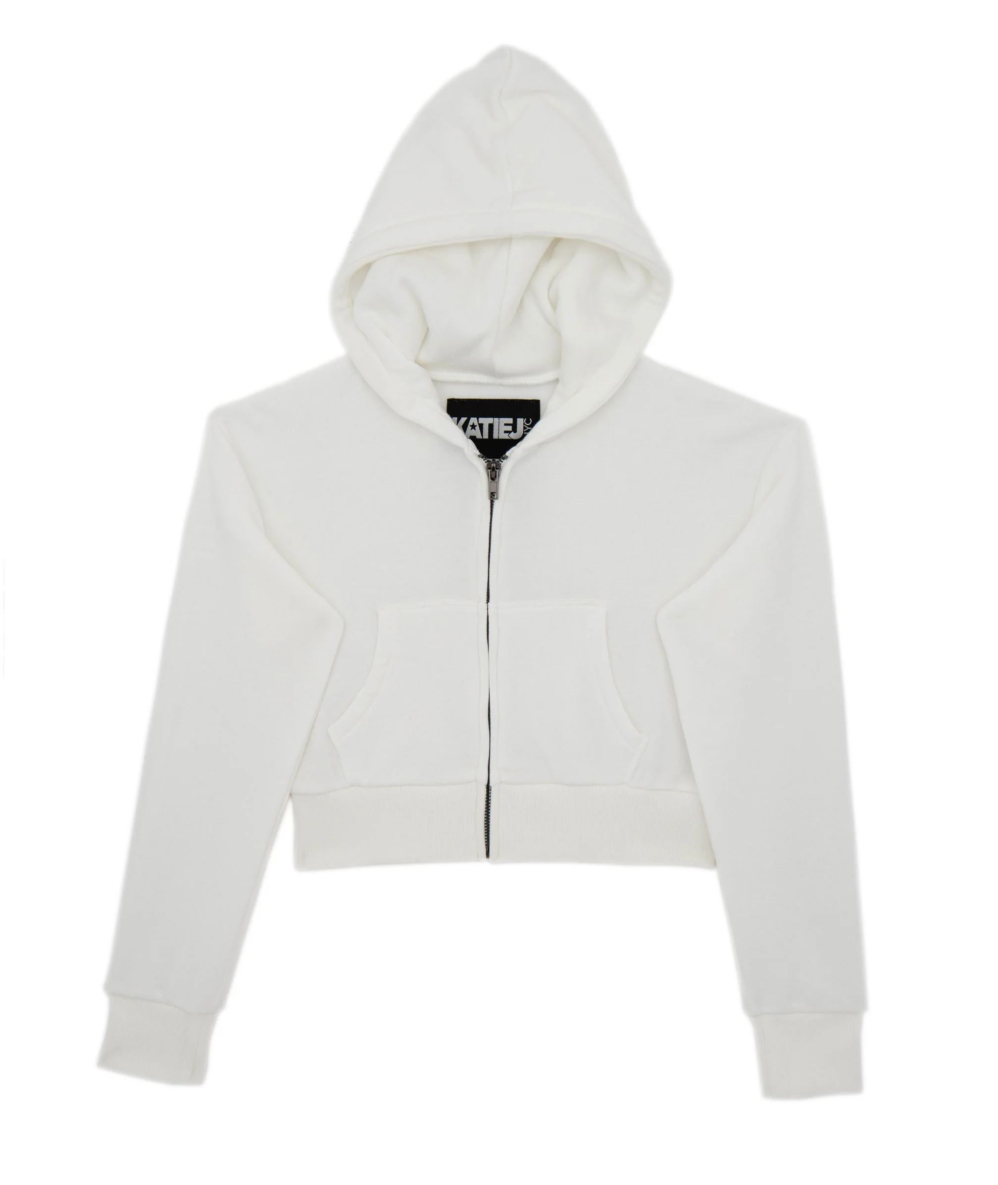 Katie J NYC Girls Dylan Crop Zip Hoodie - Image 11