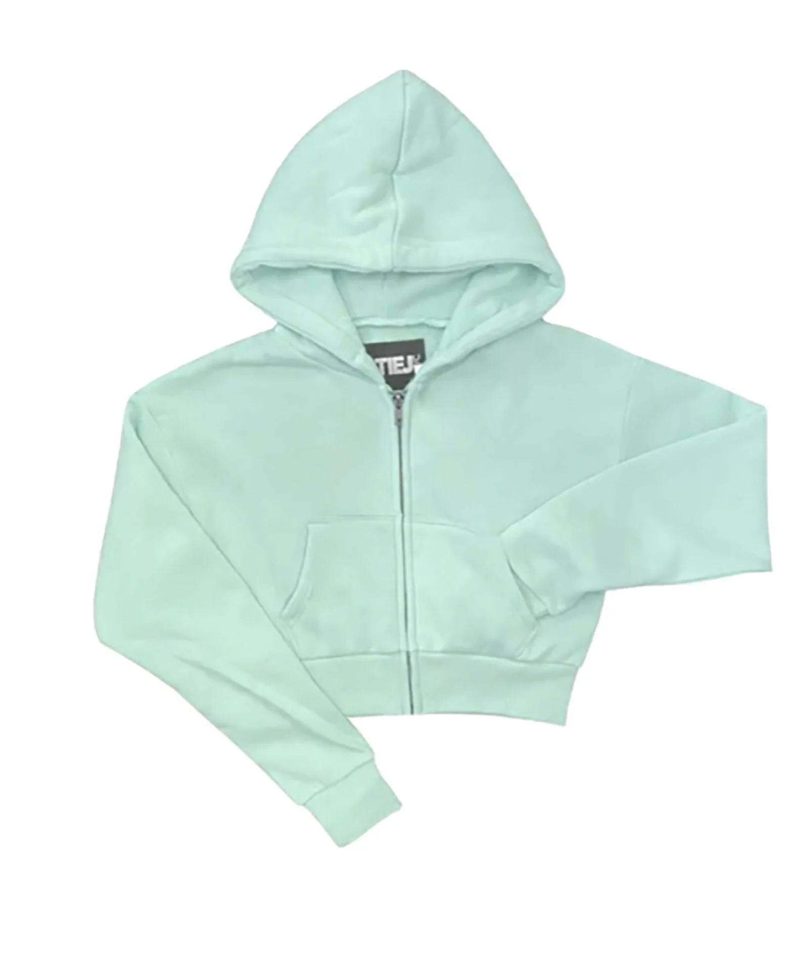 Katie J NYC Girls Dylan Crop Zip Hoodie - Image 14