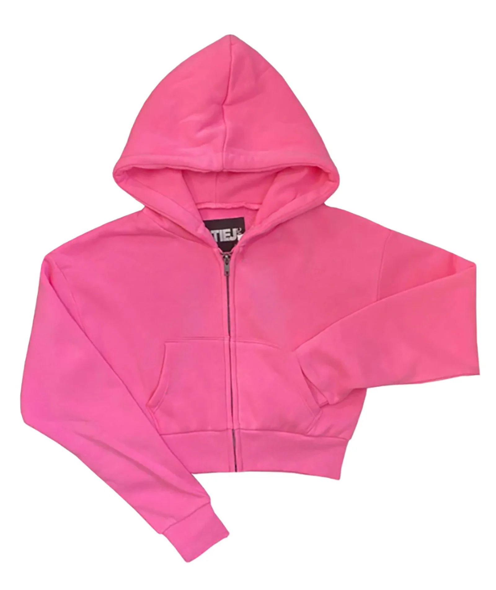 Katie J NYC Girls Dylan Crop Zip Hoodie - Image 19