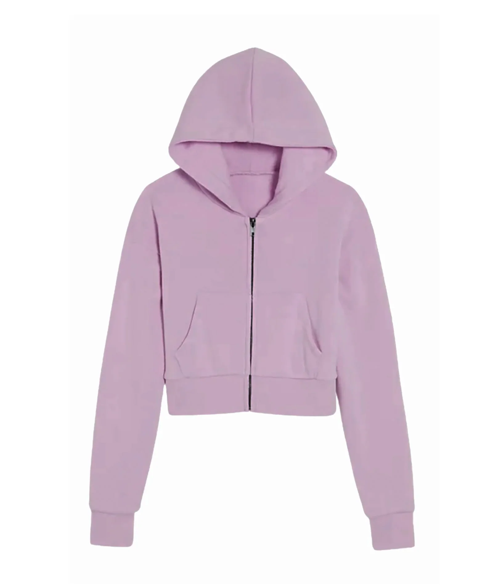 Katie J NYC Girls Dylan Crop Zip Hoodie - Image 4