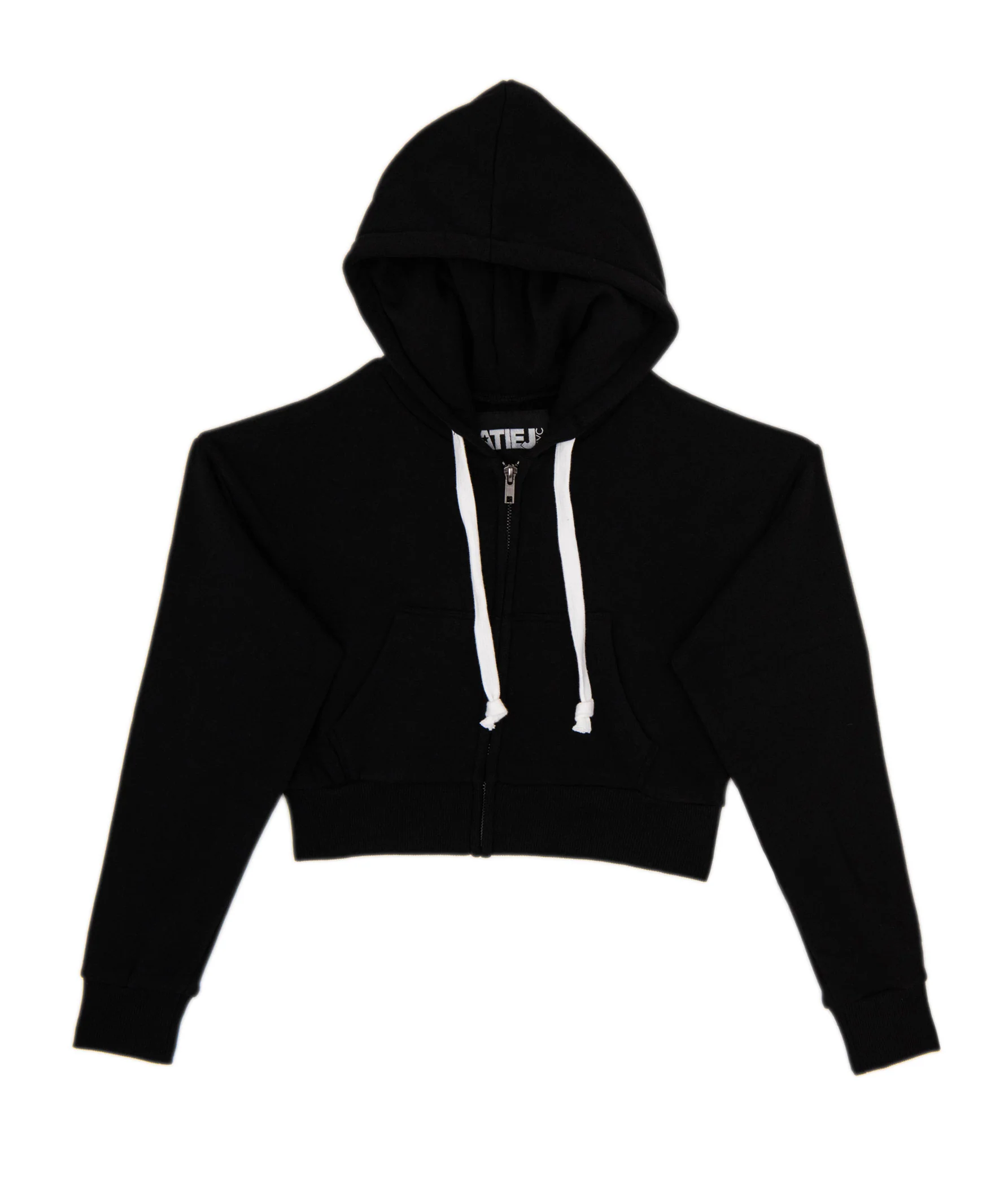 Katie J NYC Girls Dylan Crop Zip Hoodie - Image 8