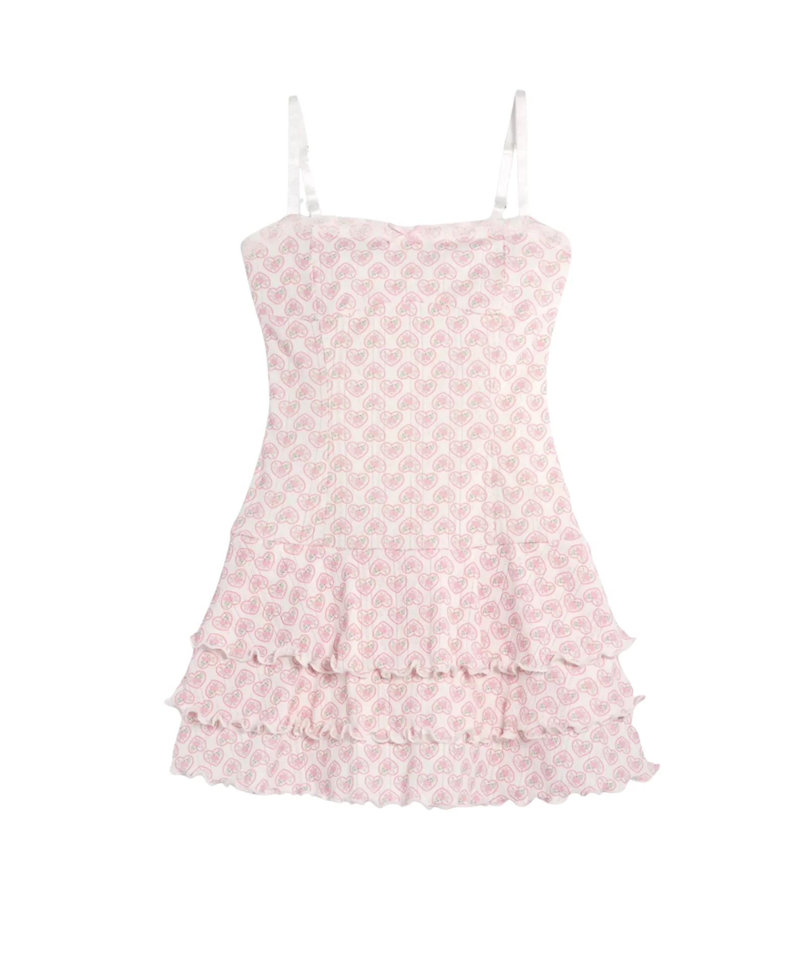 Katie J NYC Girls Felicity Dress Pico Edge Heart - Image 4