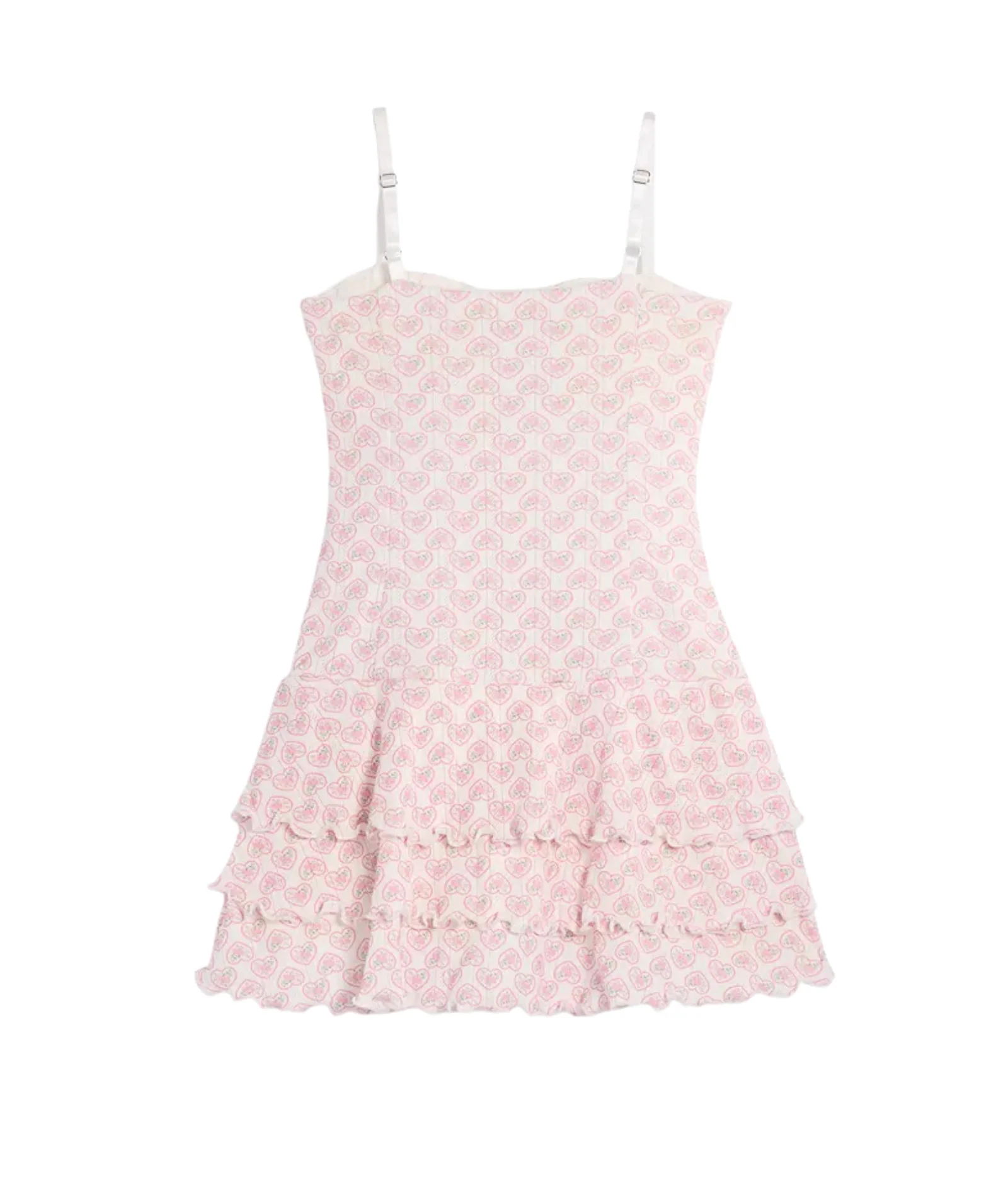 Katie J NYC Girls Felicity Dress Pico Edge Heart - Image 5