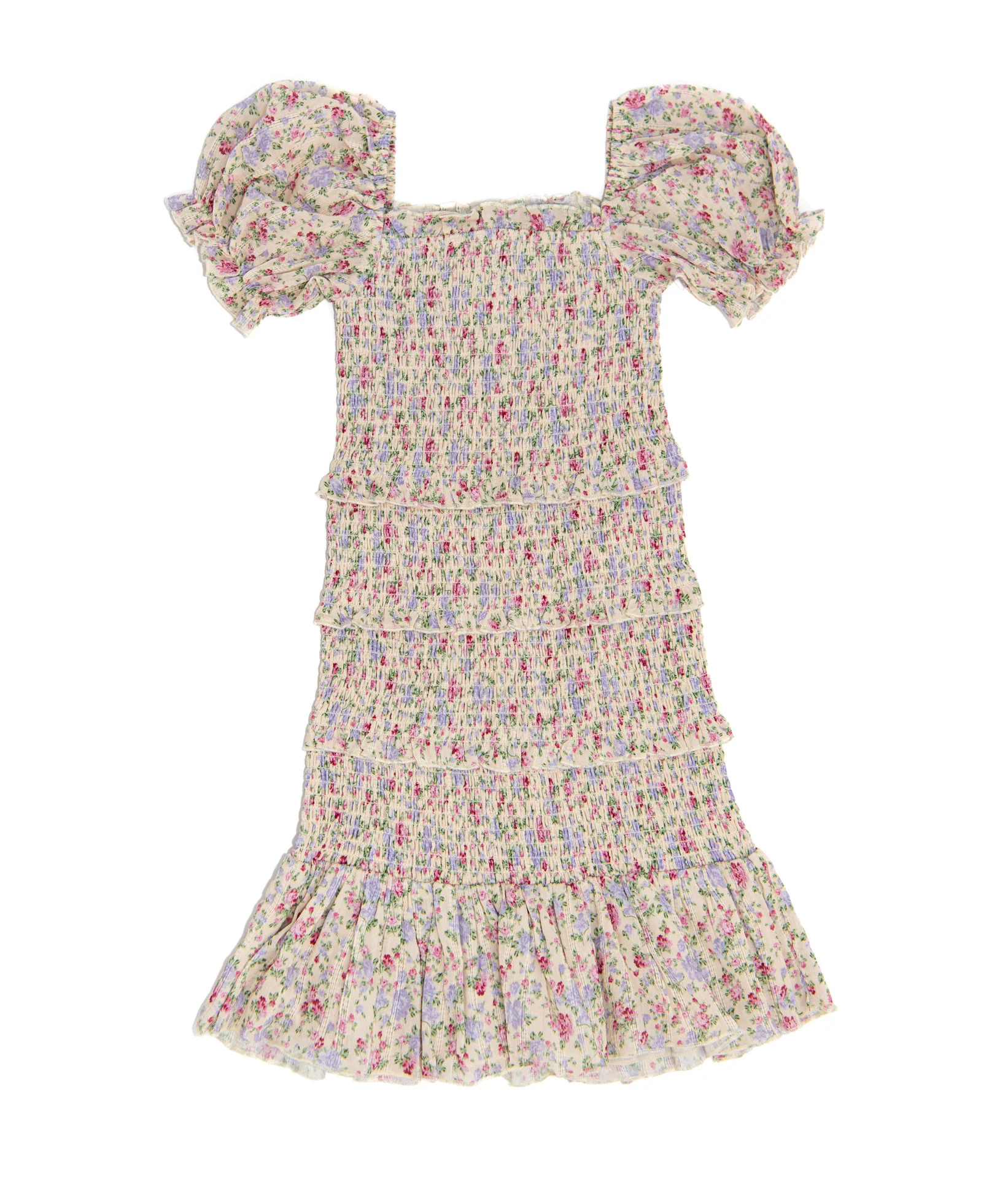 Katie J NYC Girls Mulberry Bouquet Laila Dress - Image 4