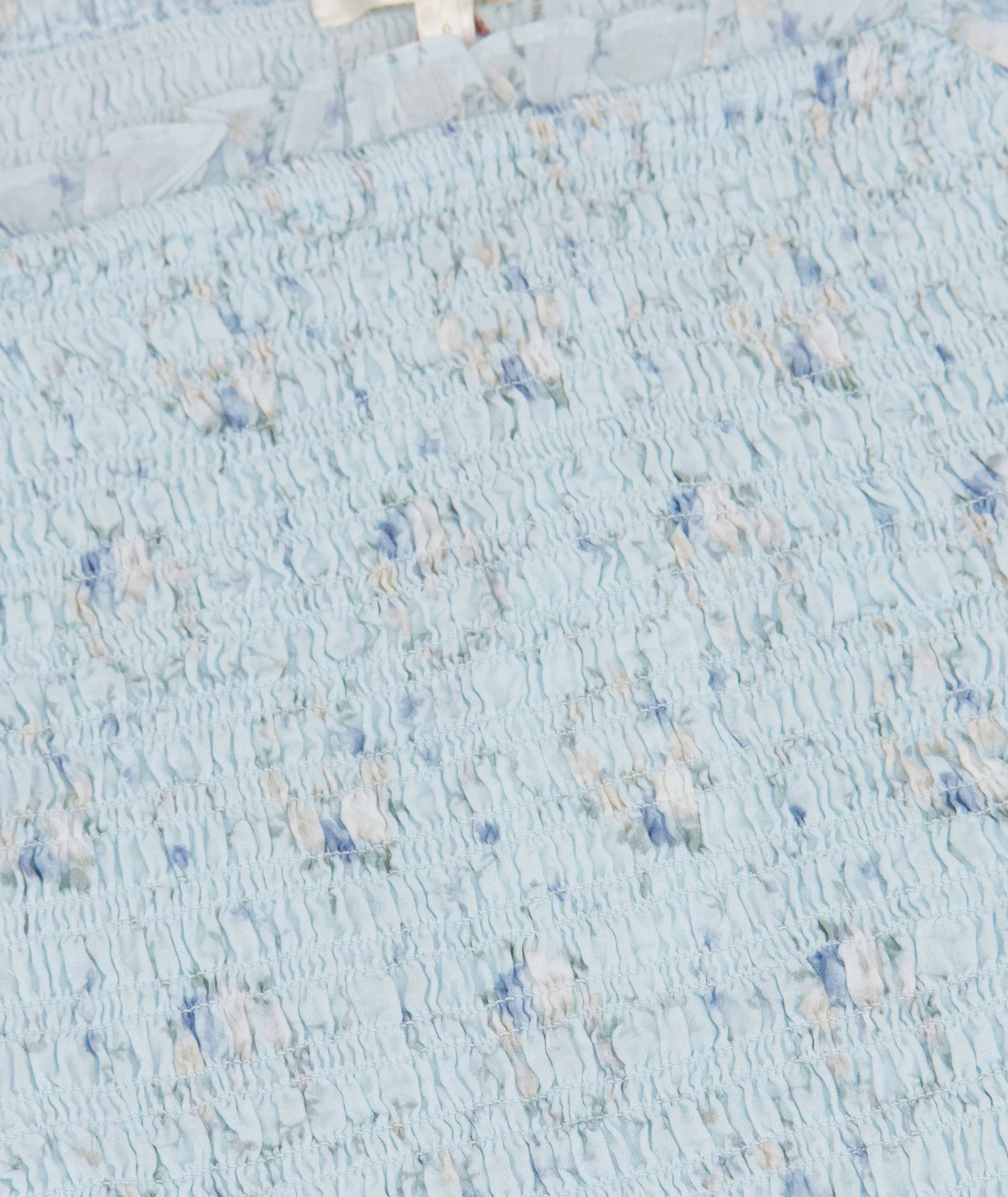 Love Shack Fancy Girls Mosa Dress Snowdrop Blue - Image 6