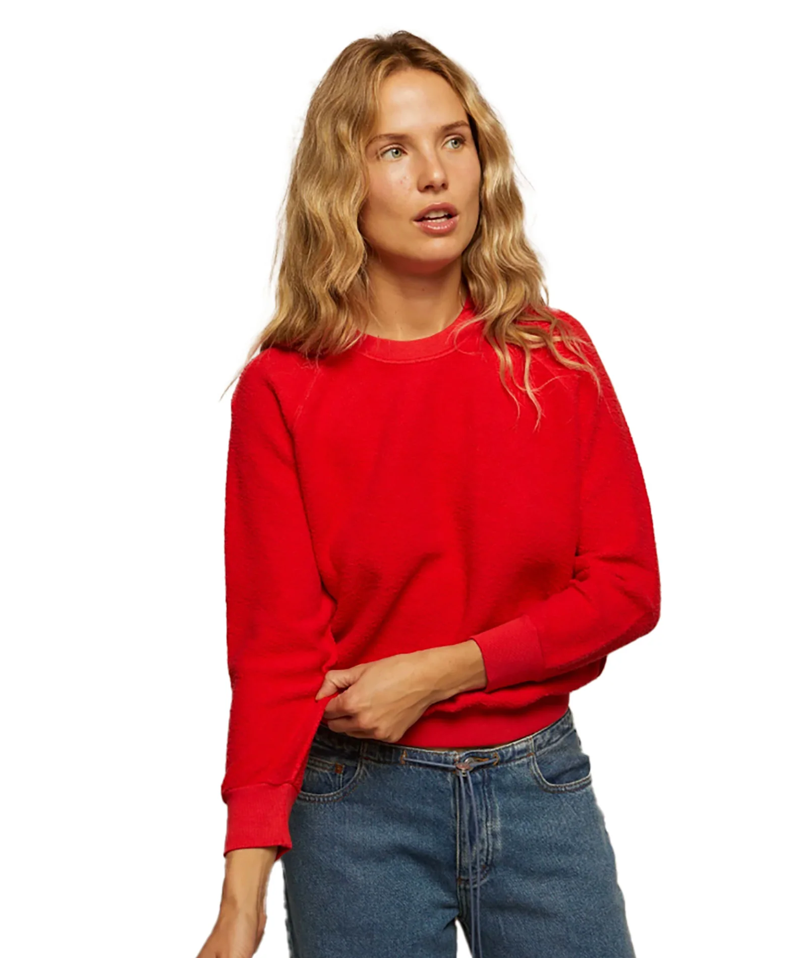 Perfect White Tee Women Ziggy Inside Out Fleece Sweatshirt - Image 17