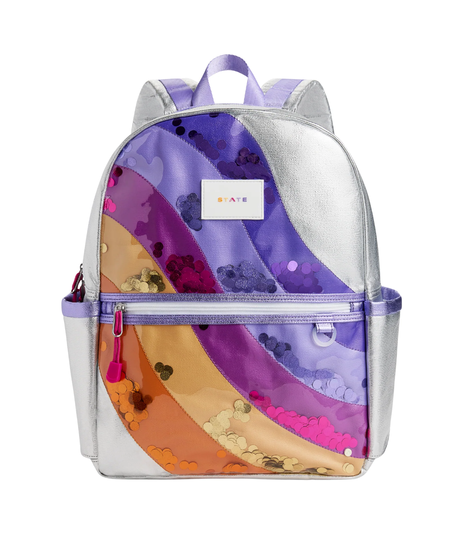 State Bags Kane Kids Double Pocket Backpack Sequin Wave
